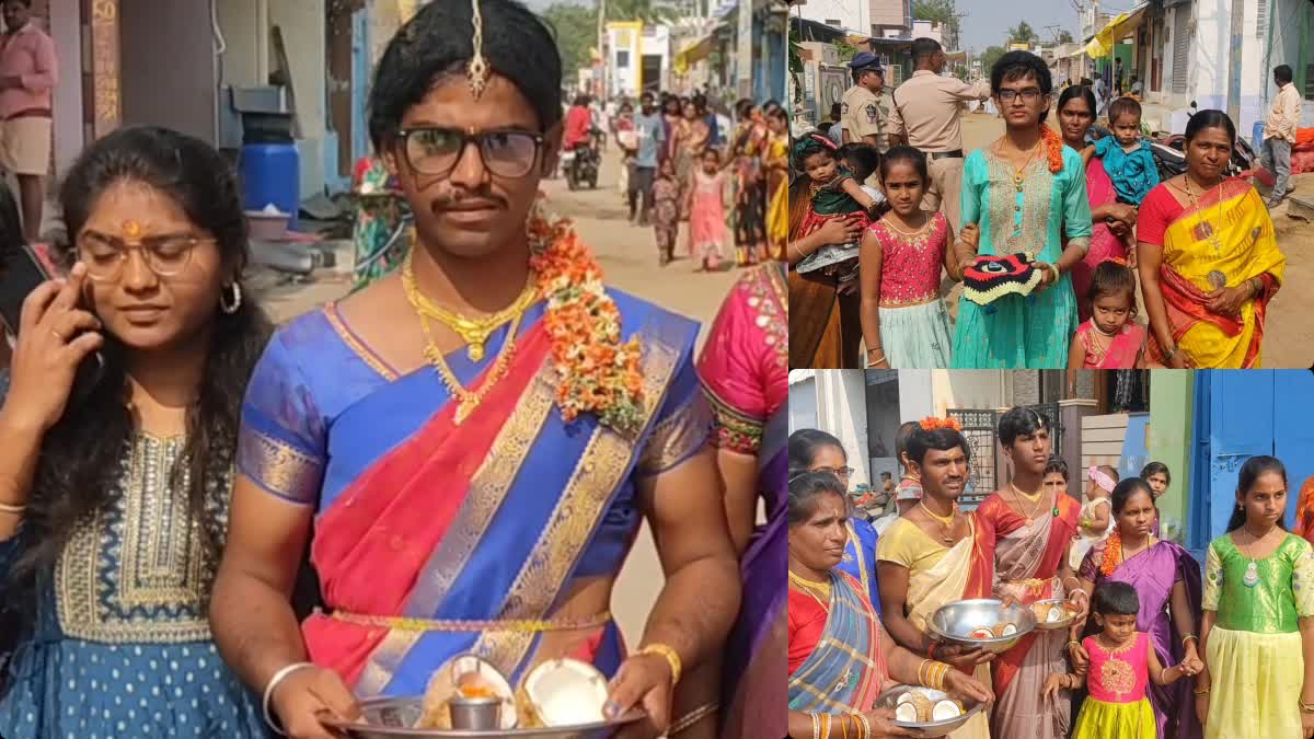 men_dress_up_as_women_to_celebrate_holi_in_kurnool_district