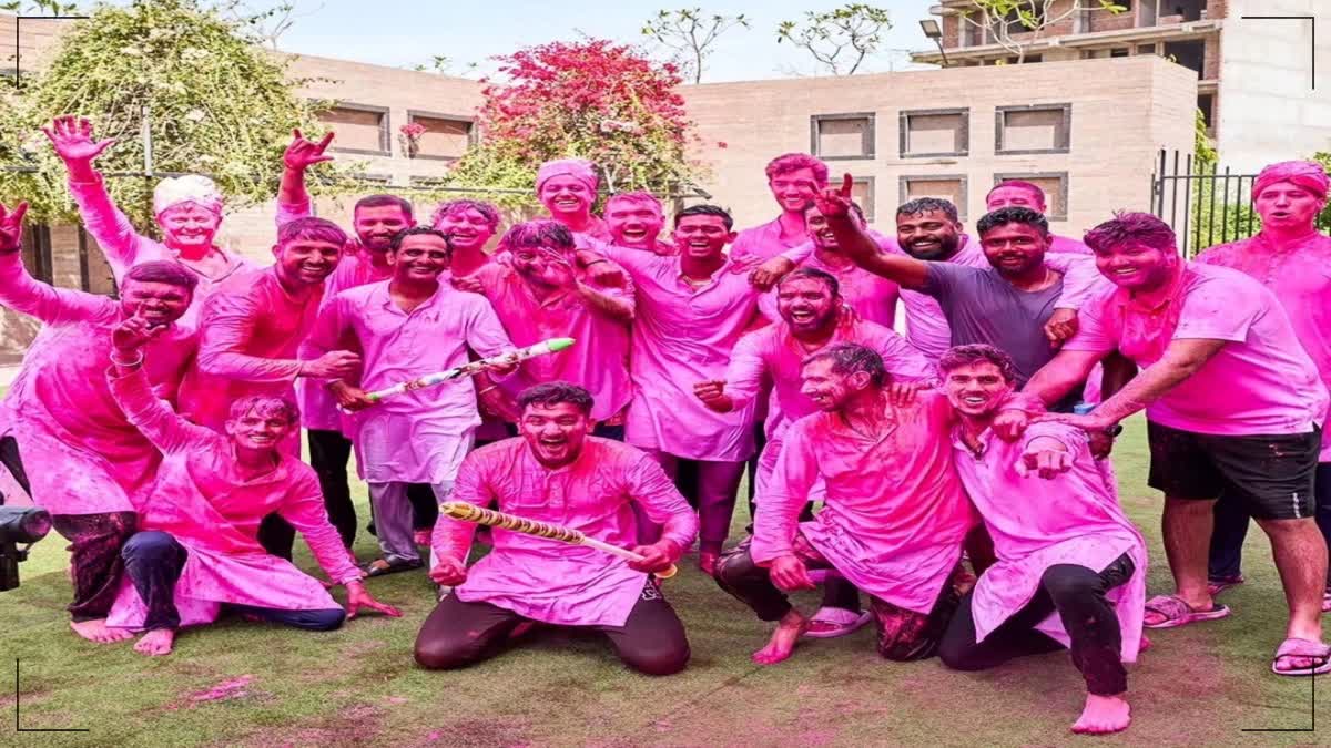 Holi of Rajasthan Royals