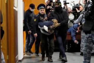 MOSCOW COURT  MAN CHARGED IN MOSCOW ATTACK  RUSSIA CONCERT HALL ATTACK  ATTACK