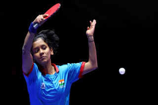 Indian table tennis player Sreeja Akula secured a women's singles title while Manav Thakar and Manush Shah emerged triumphant in the men's doubles finals of the  WTT Feeder Beirut II in Beirut in Lebanon on Sunday.