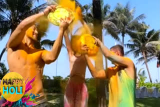 Holi 2024: Disha Patani, Tiger Shroff, and Akshay Kumar Paint the Town with Vibrant Colours - Watch