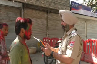 police are strict about mischievous elements,On the occasion of Holi In Ludhiana