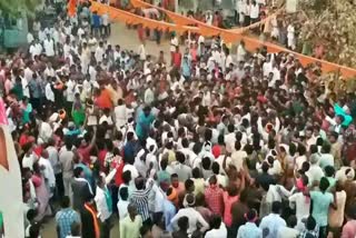 Husna Village people Celebrating fistfights on Holi festival