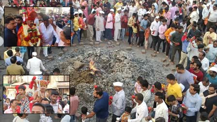 Nashik News traditional procession of Dajiba Veer on Dhulivandan day in Nashik