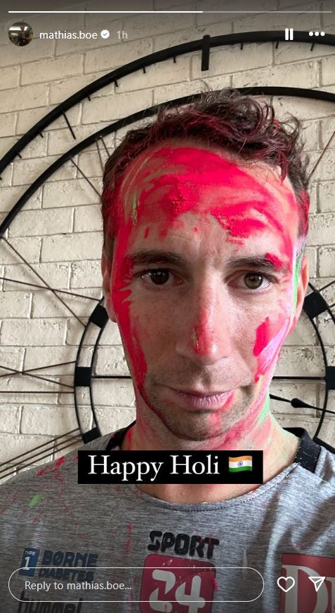 Mathias Boe Extends Holi Wishes