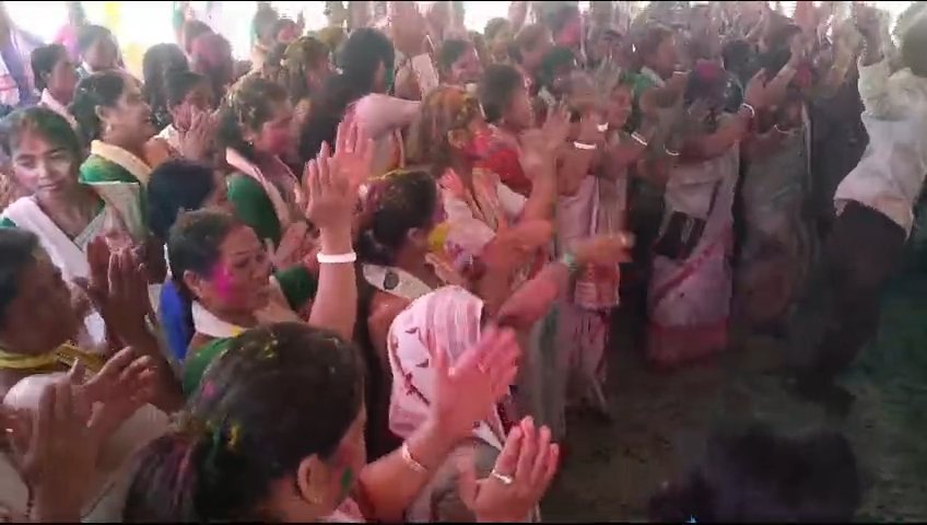 HOLI festival is being celebrated in different parts of Assam