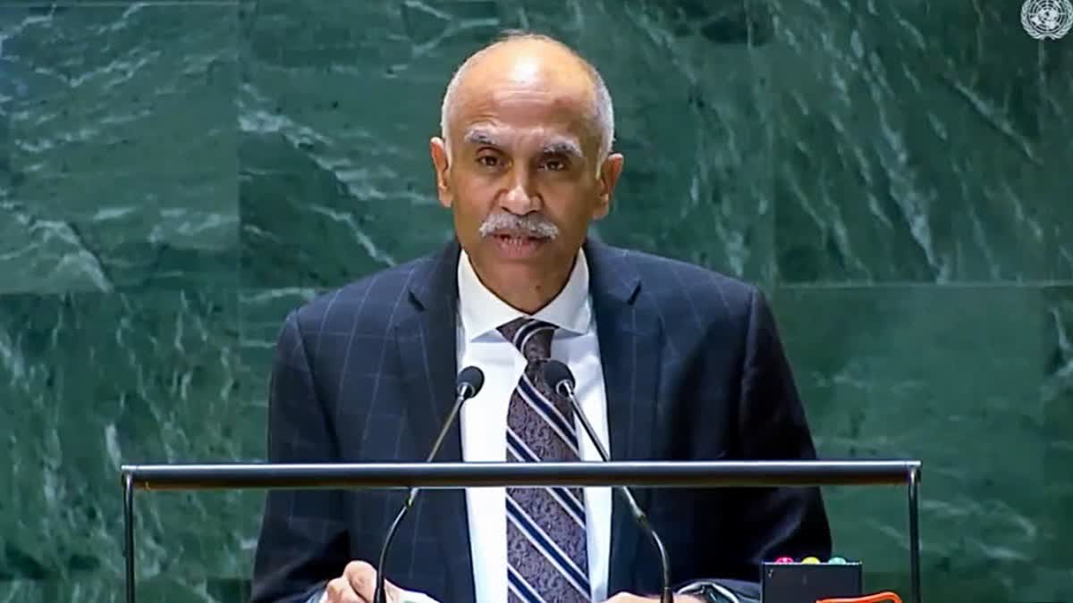 India's Permanent Representative to the UN, Parvathaneni Harish (ANI)