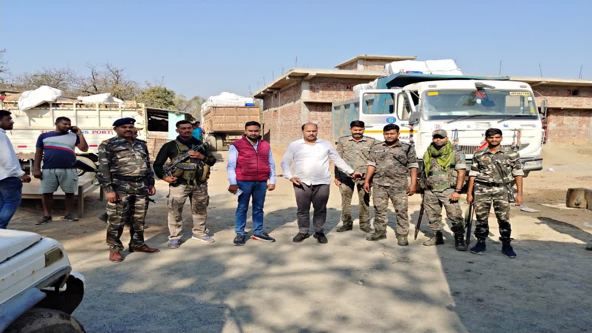 Big action against illegal liquor business in Palamu