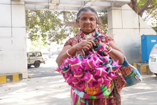Annapurna Das, a snake charmer from Padmakesharpur near Bhubaneswar
