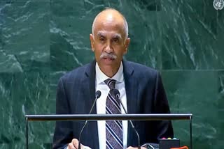 India's Permanent Representative to the UN, Parvathaneni Harish (ANI)