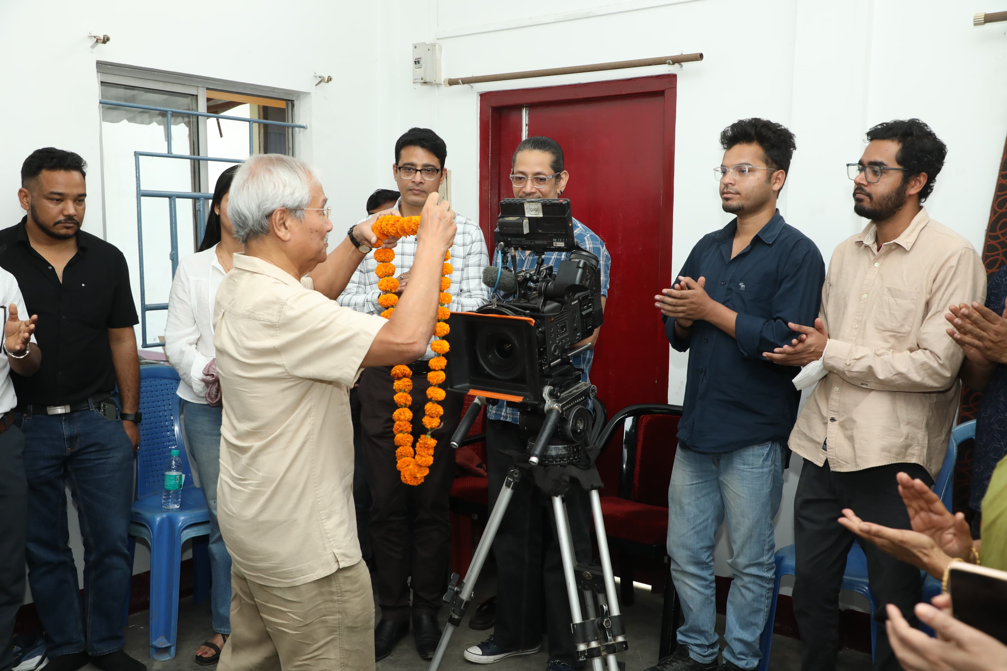 Indian Bollywood film director Jahnu Barua