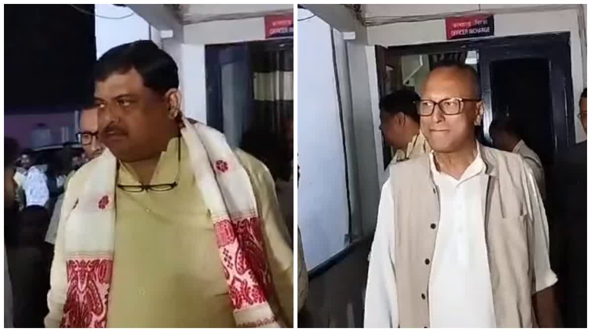 EPradyut Bordolo and Rakibul Hussain in Nagaon police station