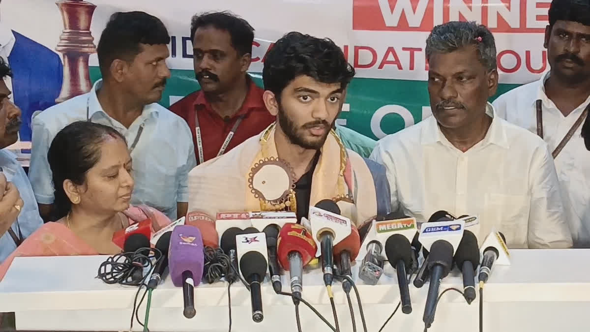 D Gukesh press meet