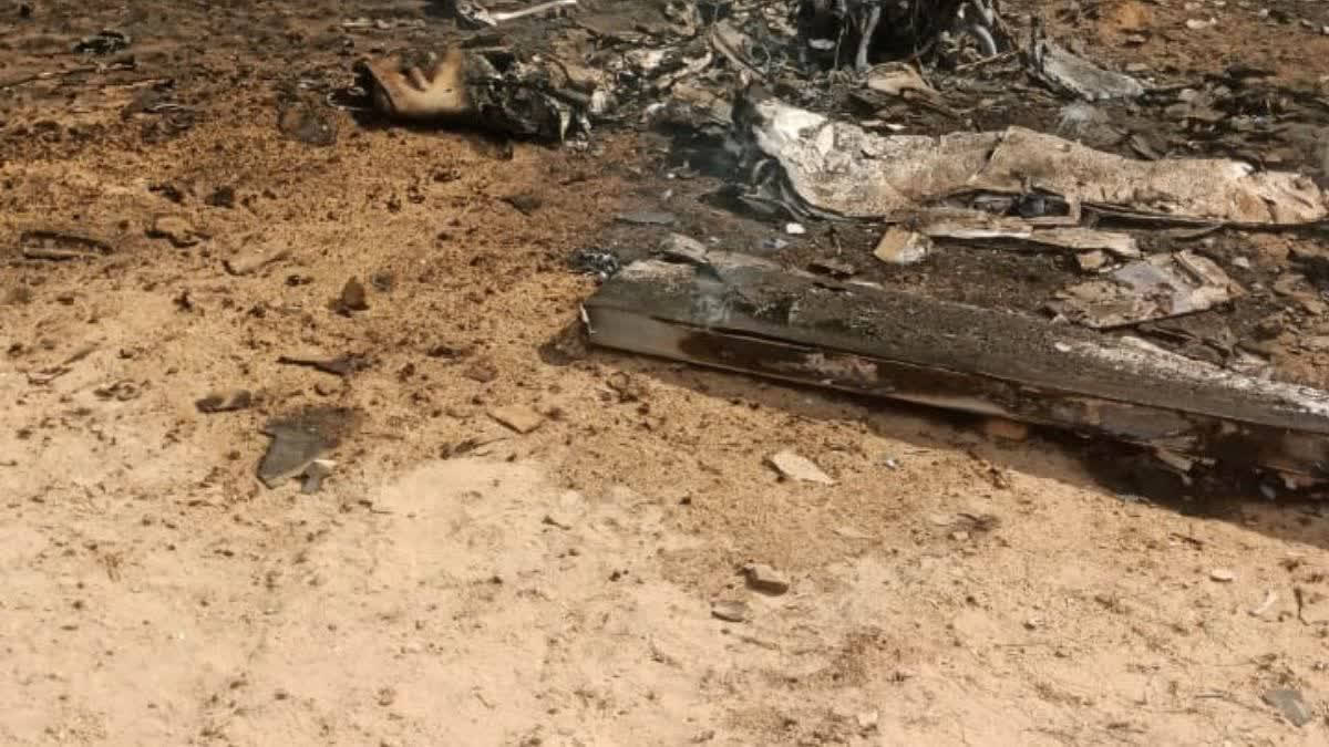 A reconnaissance aircraft of the Indian Air Force crashed in a village in Rajasthan's  Jaisalmer district on Thursday.