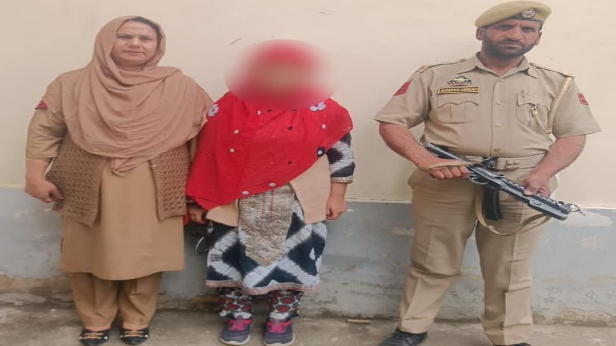 Baramulla police book notorious lady drug peddler