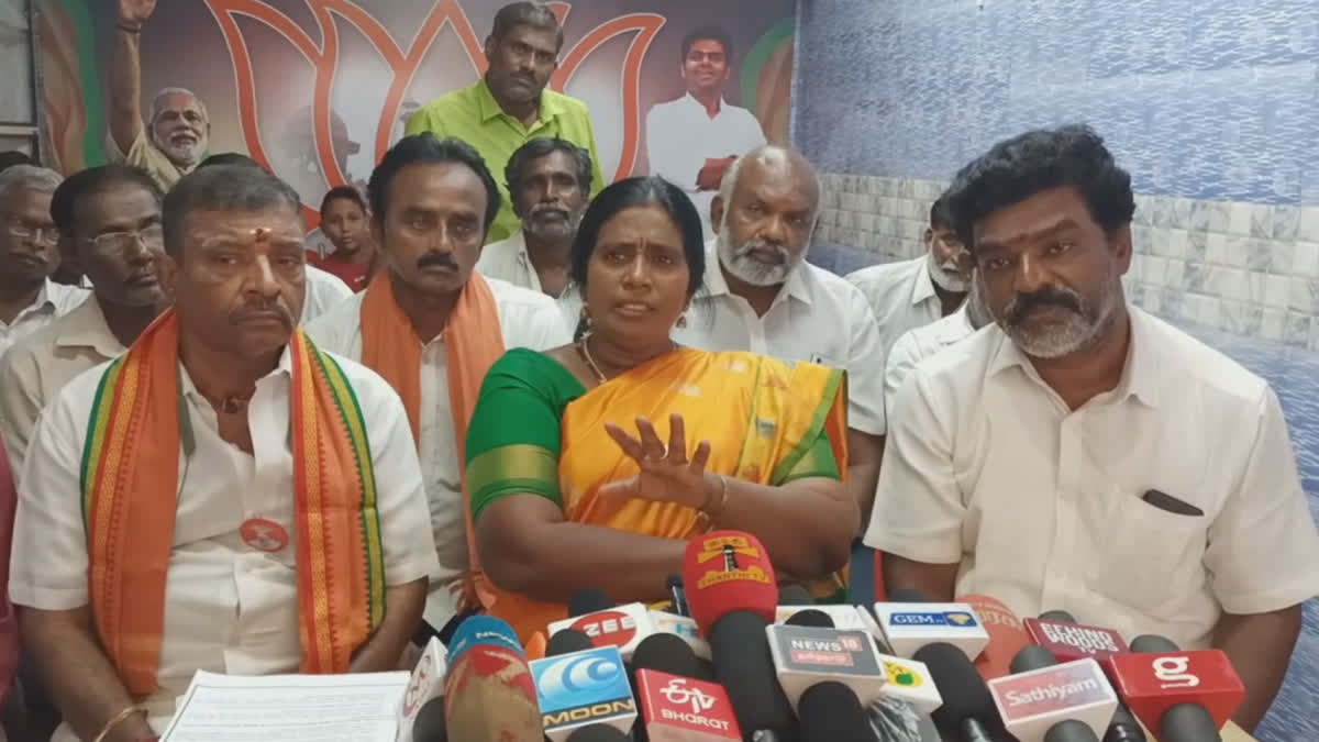 BJP State Secretary Sumathi Venkatesan Press Meet