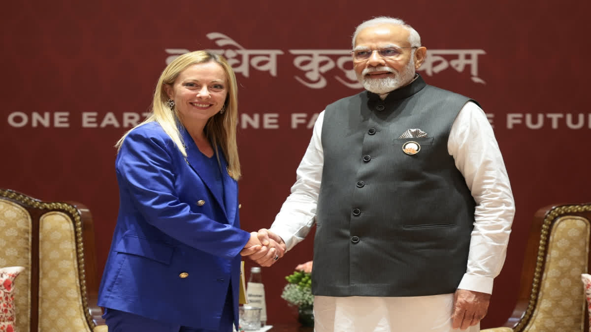 Prime Minister Narendra Modi spoke to Giorgia Meloni, his counterpart in Italy, on Thursday and expressed gratitude for the invitation to the G7 Summit in June.