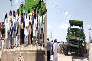 Combine driver died of electrocution in Amritsar, colleagues staged dharna