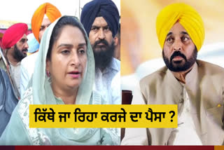 Harsimrat Kaur Badal attacked the AAP government
