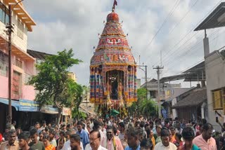 கும்பகோணம் சுவாமிமலை சுவாமிநாதசுவாமி கோயில் சித்திரை தேரோட்டம் கோலாகலம்