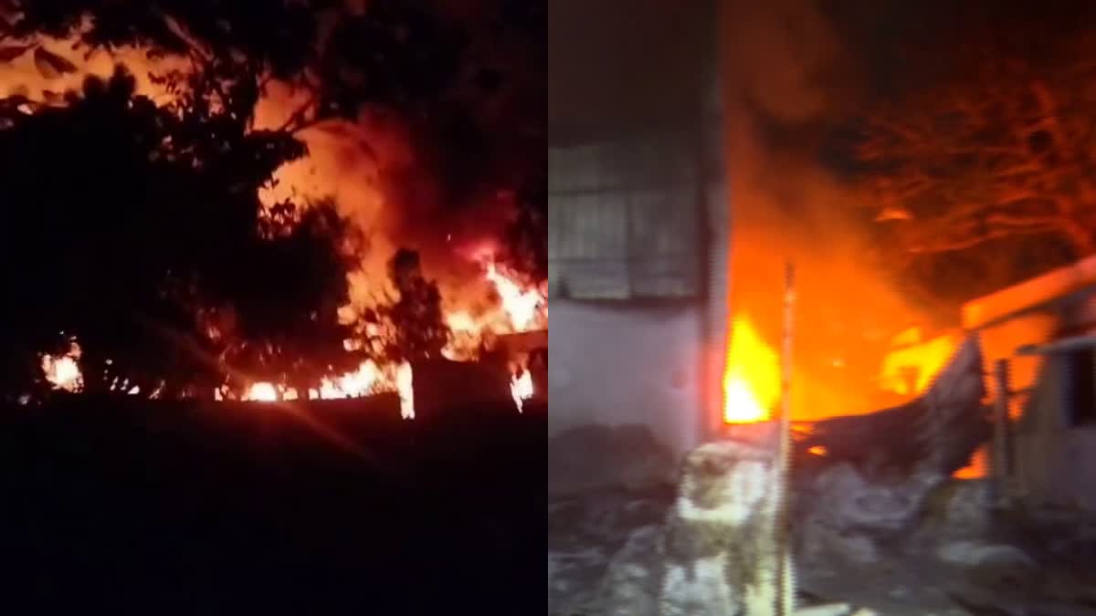 Fire Accident at Tukkuguda in Rangareddy