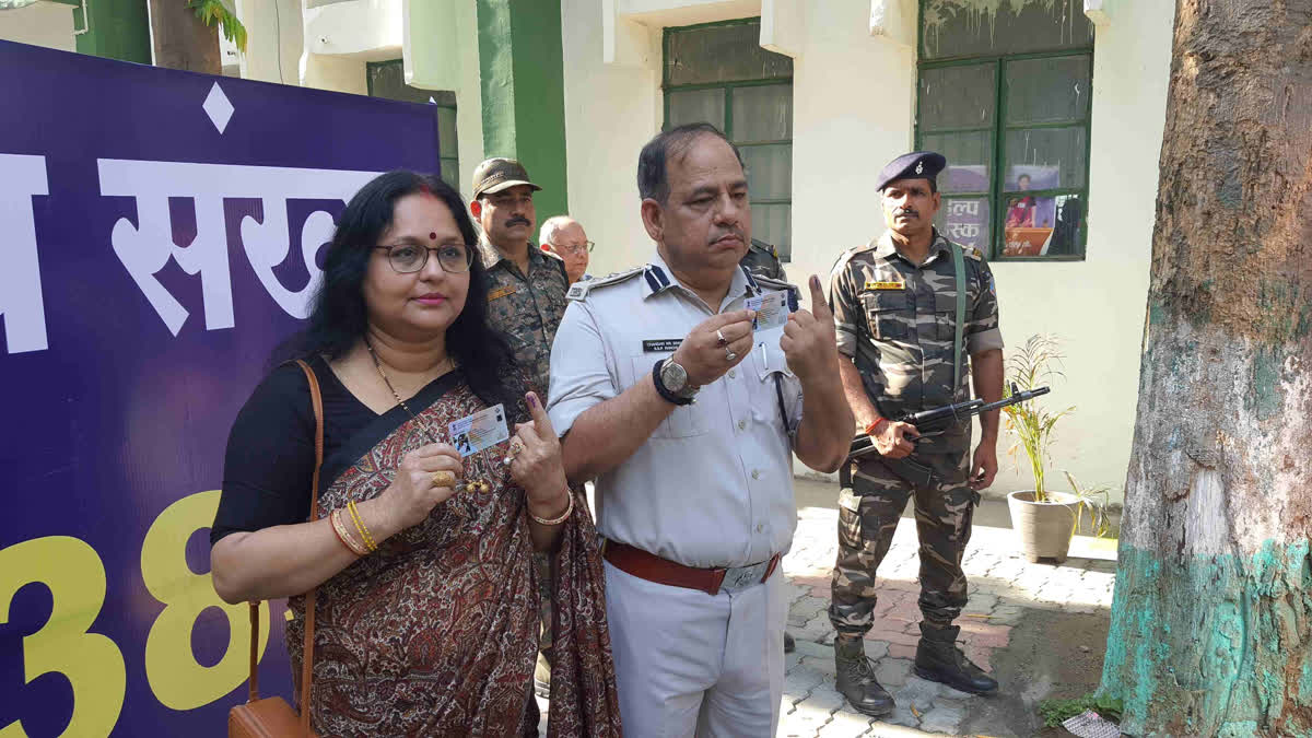 Ranchi SSP cast his vote