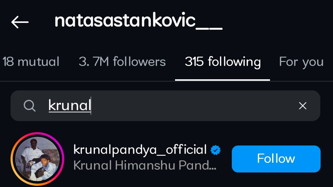 After facing boos from the crowd and criticism for his and team's poor performance in the Indian Premier League (IPL) 2024, there speculations of the Mumbai Indians skipper Hardik Pandya's wife Natasa Stankovic removal of surname from her Instagram bio.