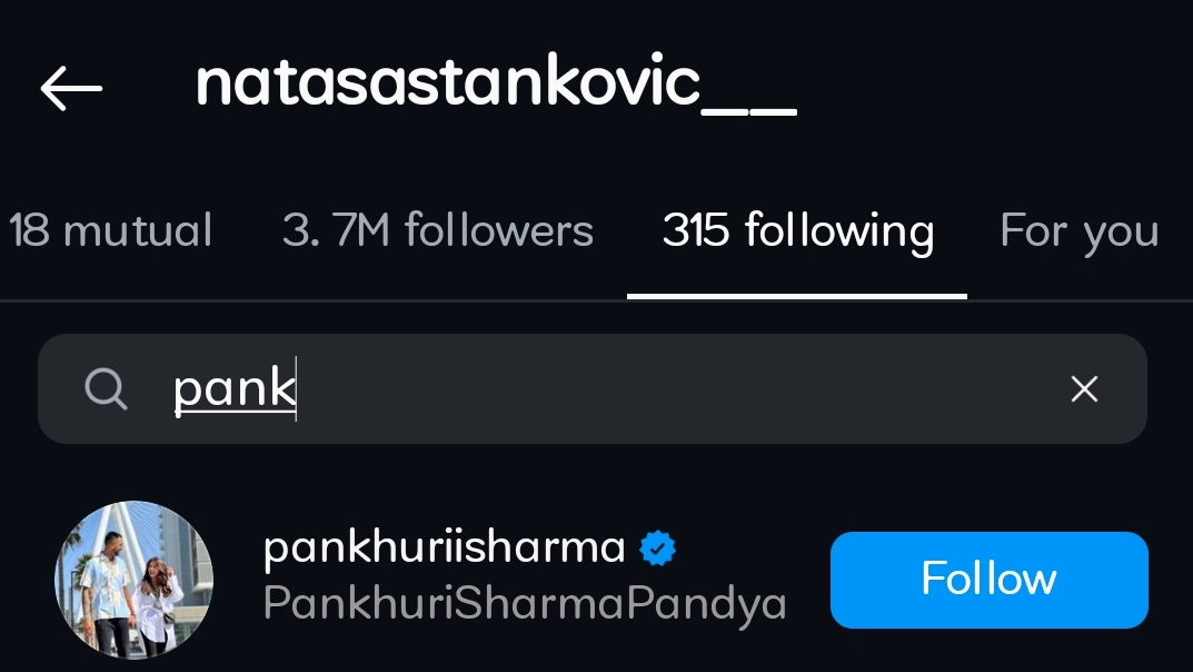 After facing boos from the crowd and criticism for his and team's poor performance in the Indian Premier League (IPL) 2024, there speculations of the Mumbai Indians skipper Hardik Pandya's wife Natasa Stankovic removal of surname from her Instagram bio.