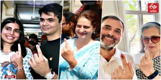Gandhis cast vote in Delhi