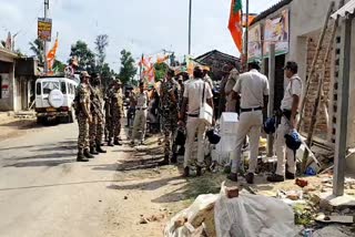 Protest against BJP candidate from Ghatal West Bengal Lok Sabha Polls 2024