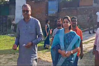 BJP MLA Biranchi Narayan voted with his wife in Bokaro