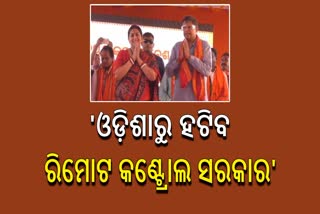 Smriti Irani Campaign in Kendrapara