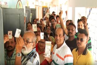 VOTING UNDERWAY IN BHUBANESWAR