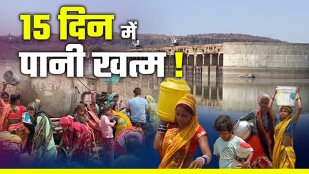 left water in TIGHRA DAM 15 DAYS