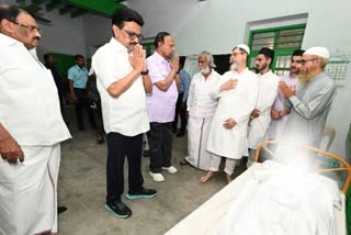 தலைமை காஜி உடலுக்கு முதலமைச்சர் அஞ்சலி