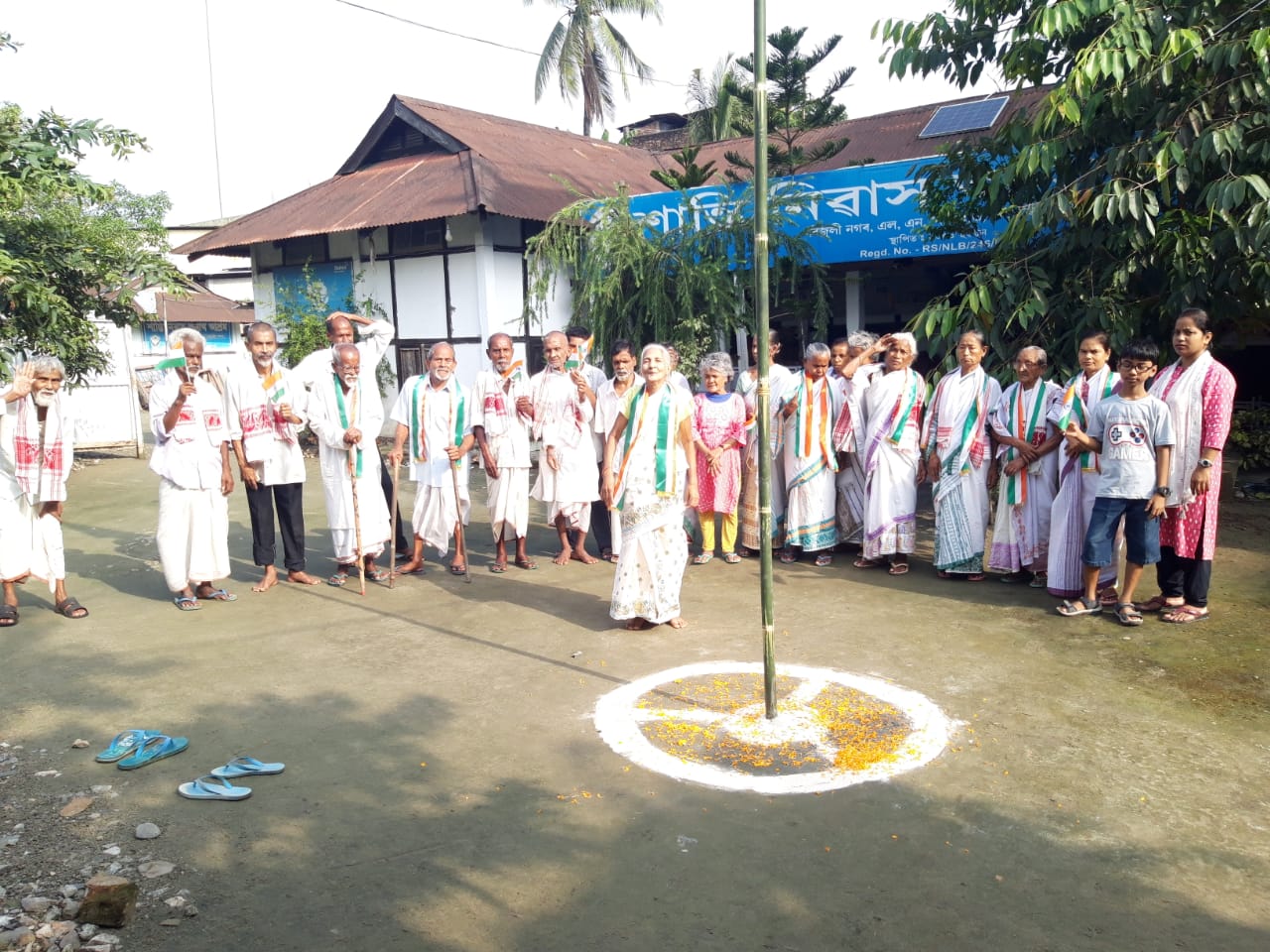 Majibur Rahman is doing human service through the old age home in Nalbari