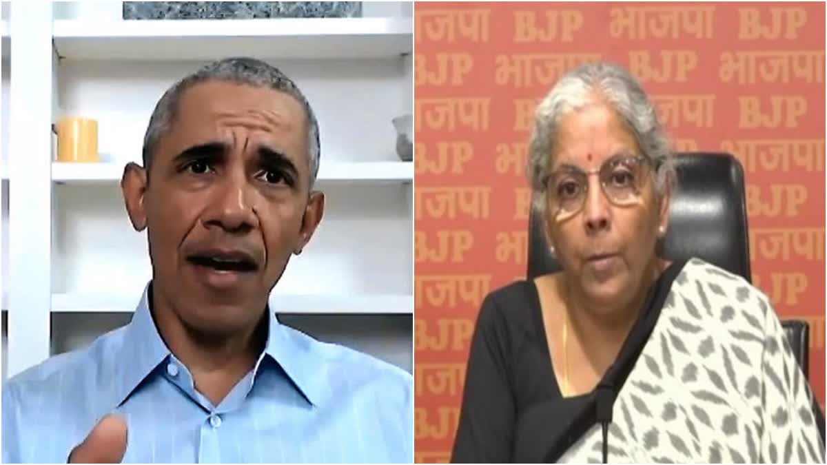 Sitharaman slams Obamas remarks, cites US bombing of Muslim countries when he was at helm