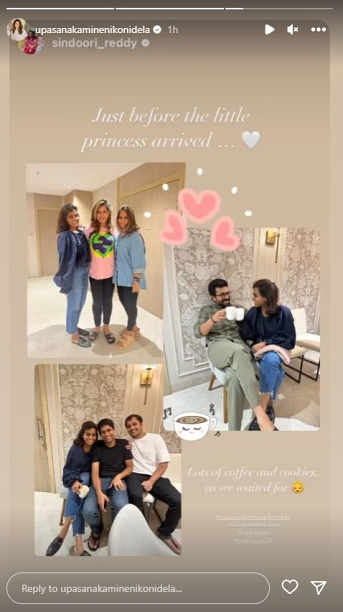 Ram Charan's wife Upasana Konidela shares video of moments before 'little princess arrived'