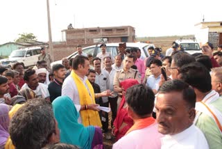 Govind Singh rajput met Dalit families