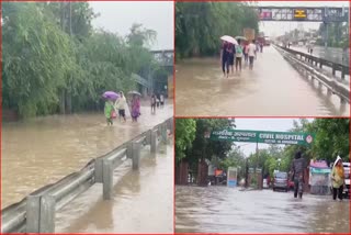 Heavy rain in gurugram