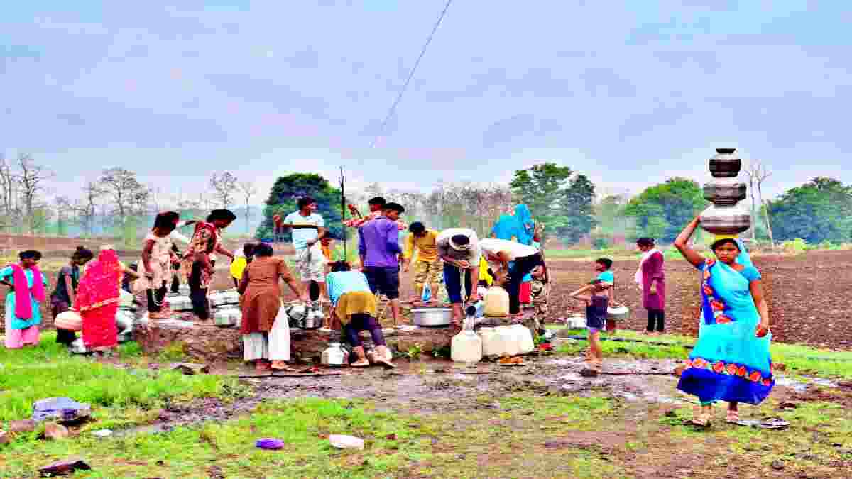 Tribal struggle for water