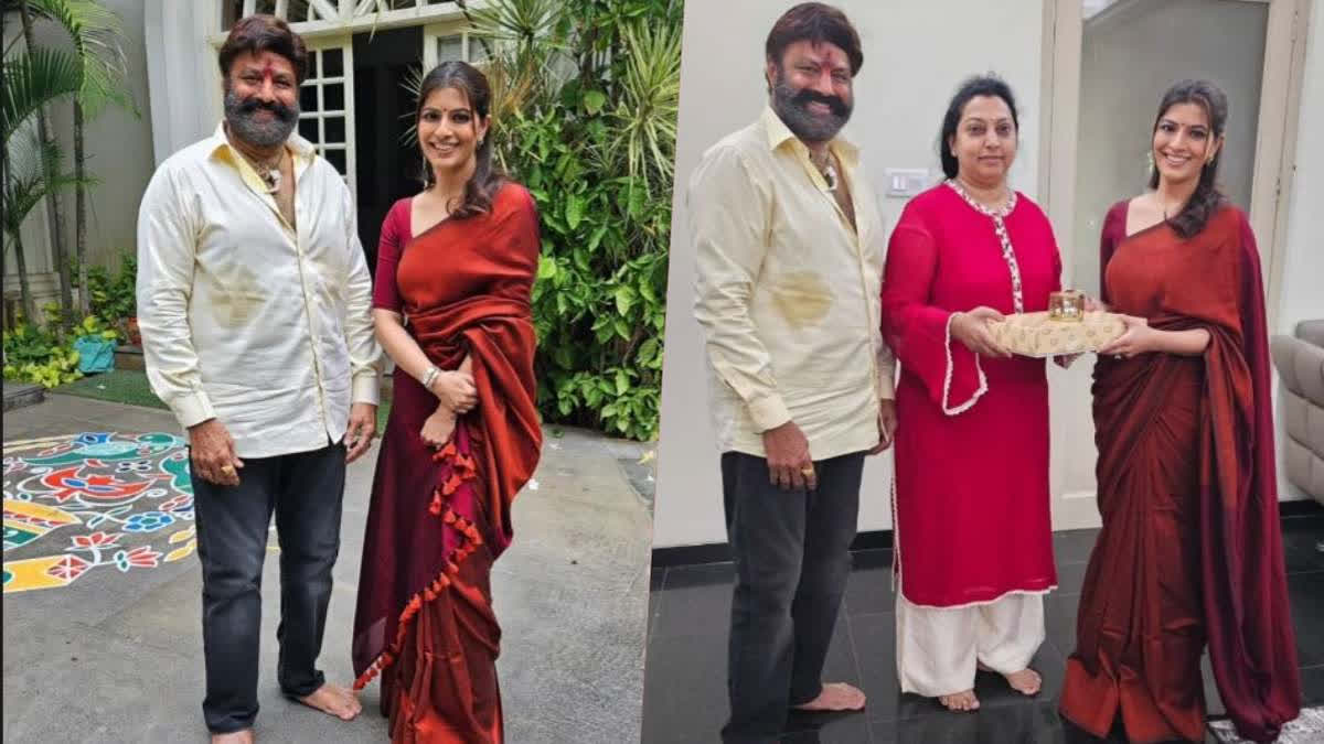 Varalaxmi Sarathkumar invites Telugu superstar Nandamuri Balakrishna to her upcoming wedding. The two have shared screen space in Veera Simha Reddy. The actor is all set to tie the knot with gallerist Nicholai Sachdev in July.