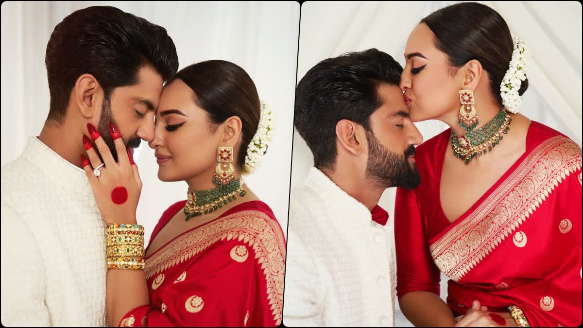 Sonakshi Sinha shared romantic pictures with husband zaheer iqbal