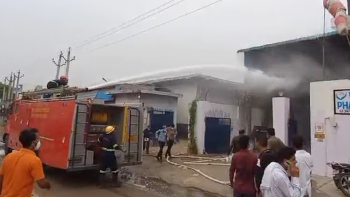 Fire broke out in factory in Alwar