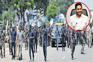 High Security For EX CM Jagan