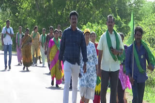 Amaravati Farmers Padayatra in 2nd Day