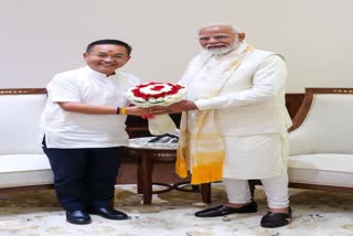 Sikkim CM meets PM Narendra Modi