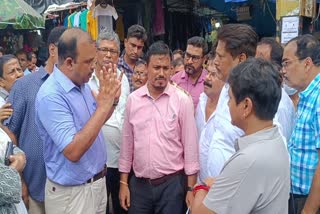 Vidyapati Flyover Area Inspection