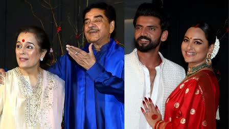 ETV BharatShatrughan Sinha-Poonam doing Sonakshi Sinha Kanyadaan, SEE Viral photo