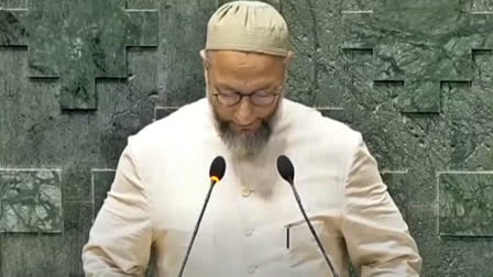 Asaduddin Owaisi Says 'Jai Palestine' While Taking Oath As Lok Sabha MP